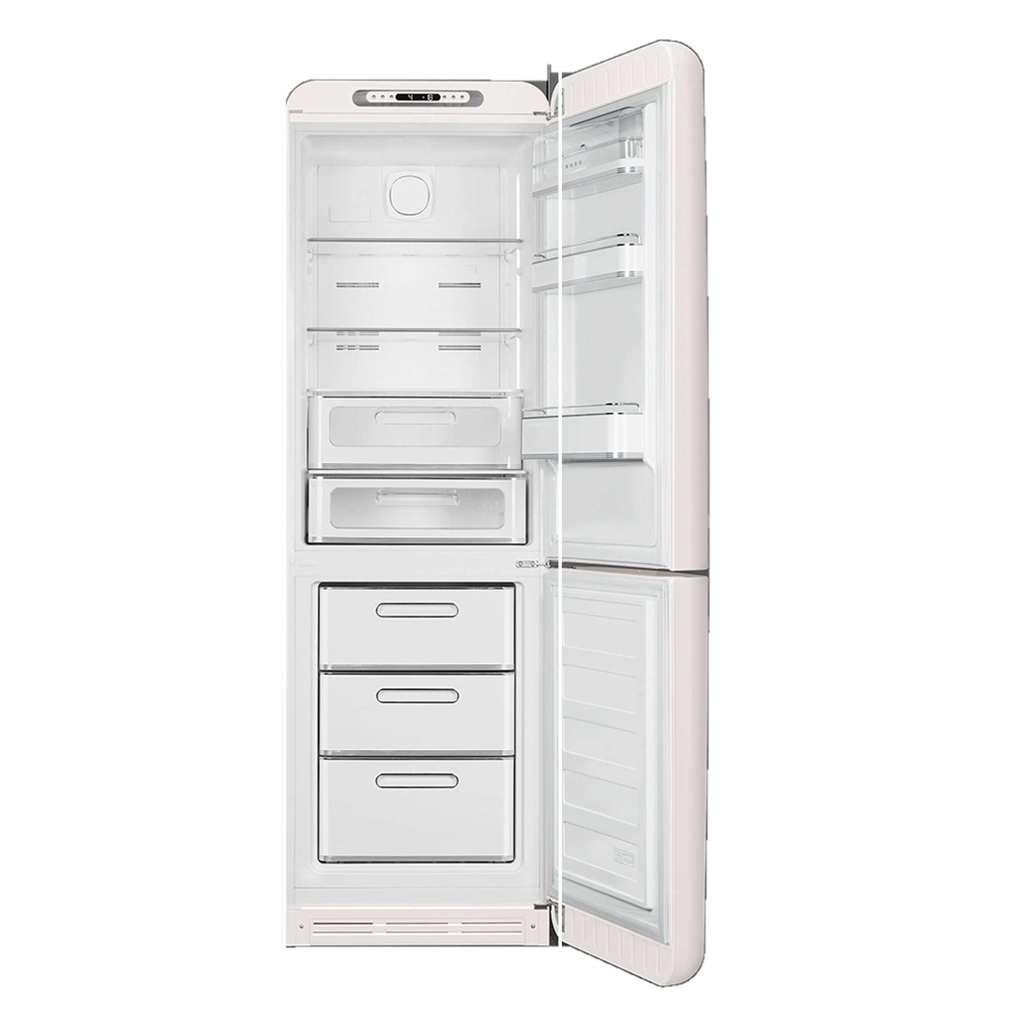 Retro-Style Refrigerator (12 cu ft, Right Hinge) - White