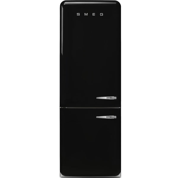 Retro-Style Refrigerator (18 cu ft, Left Hinge) - Black – SMEG USA