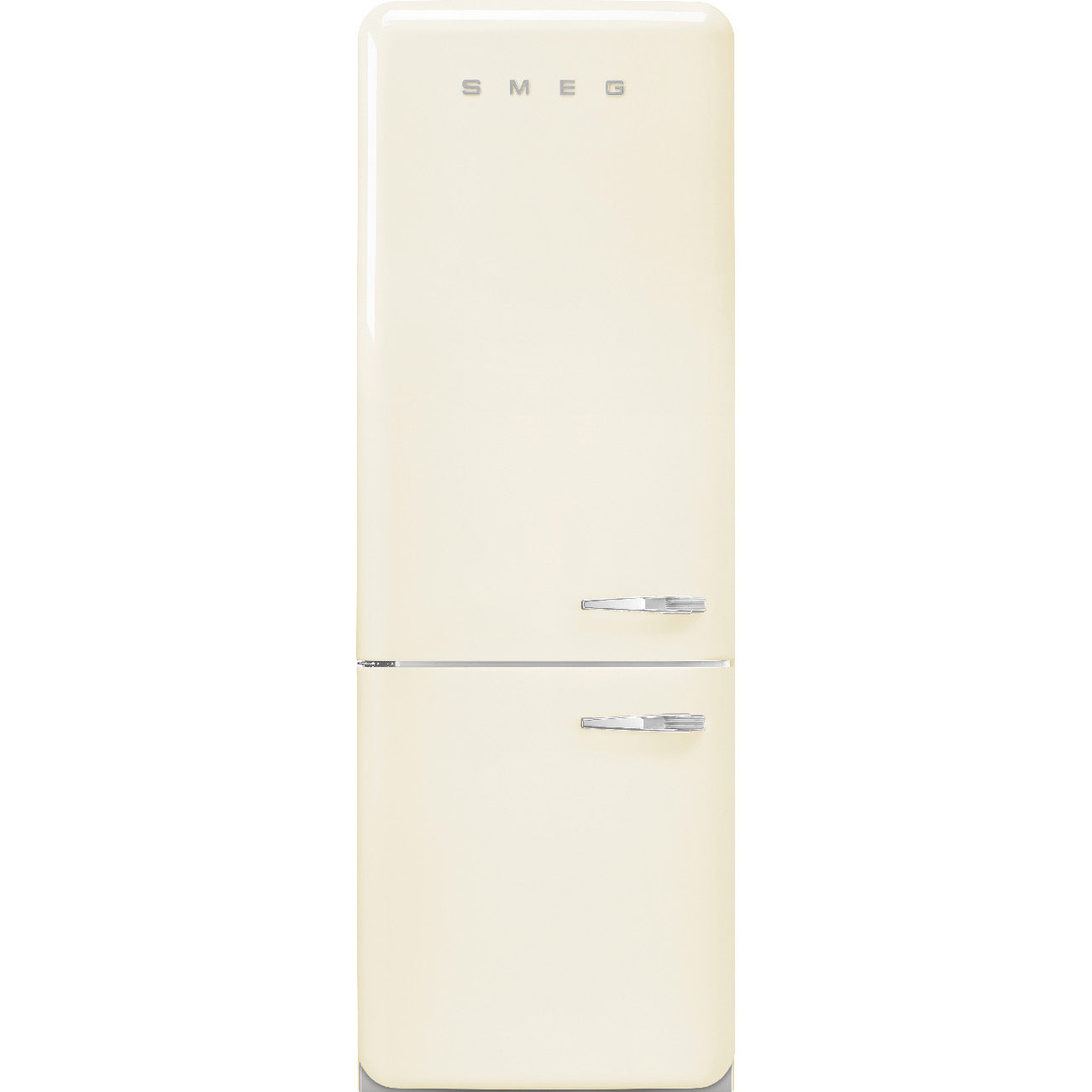 Retro-Style Refrigerator (18 cu ft, Left Hinge) – Cream