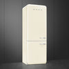 Refrigerator Retro-style Cream Glossy