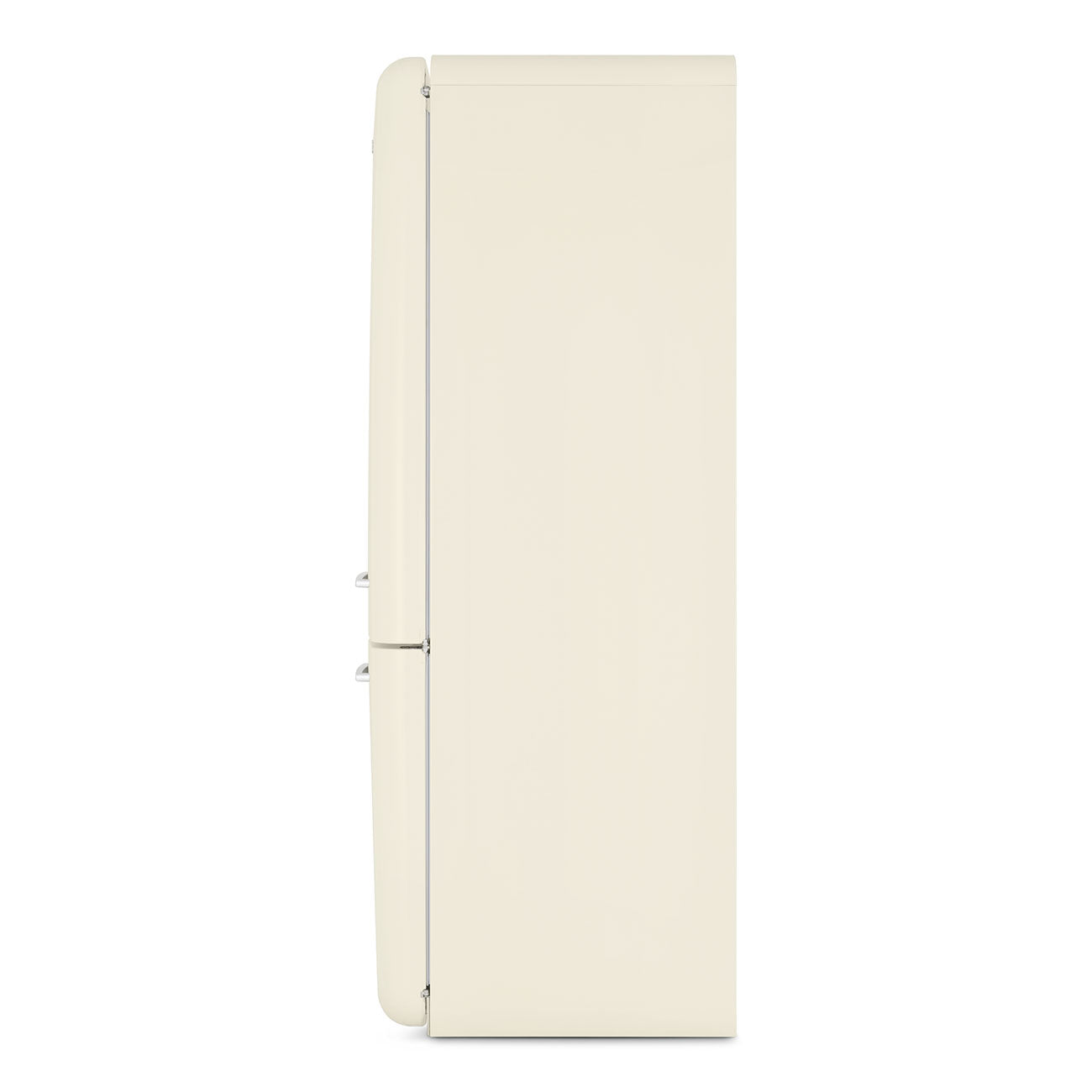Refrigerator Retro-style Cream Glossy