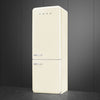 Refrigerator Retro-style Cream Glossy