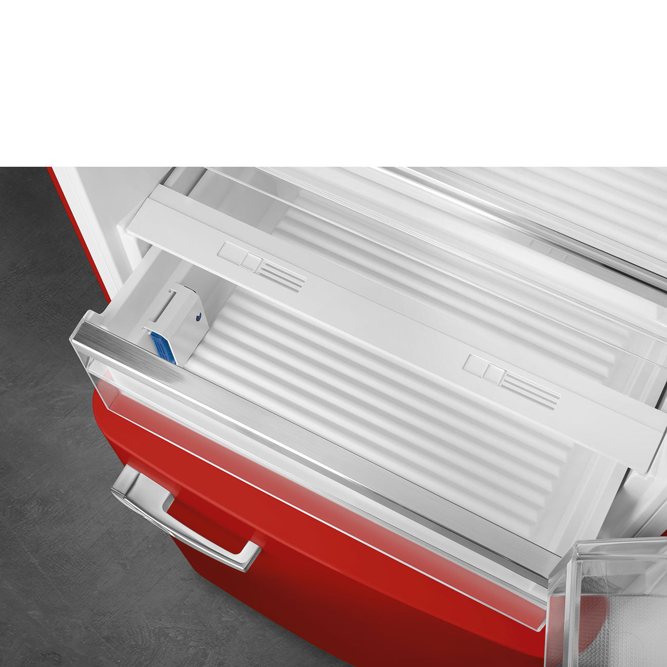 Refrigerator Retro-style Red Glossy