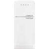 Refrigerator Retro-style White Glossy
