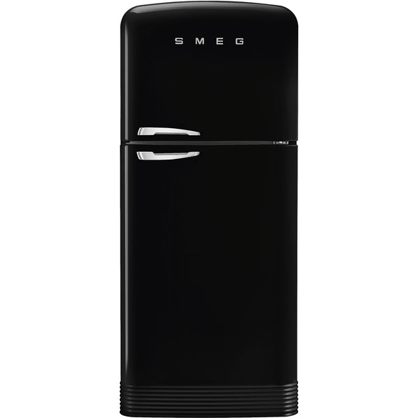 麦M Retro-Style Refrigerator (19.3 cu ft, Right Hinge) – Black – SMEG USA