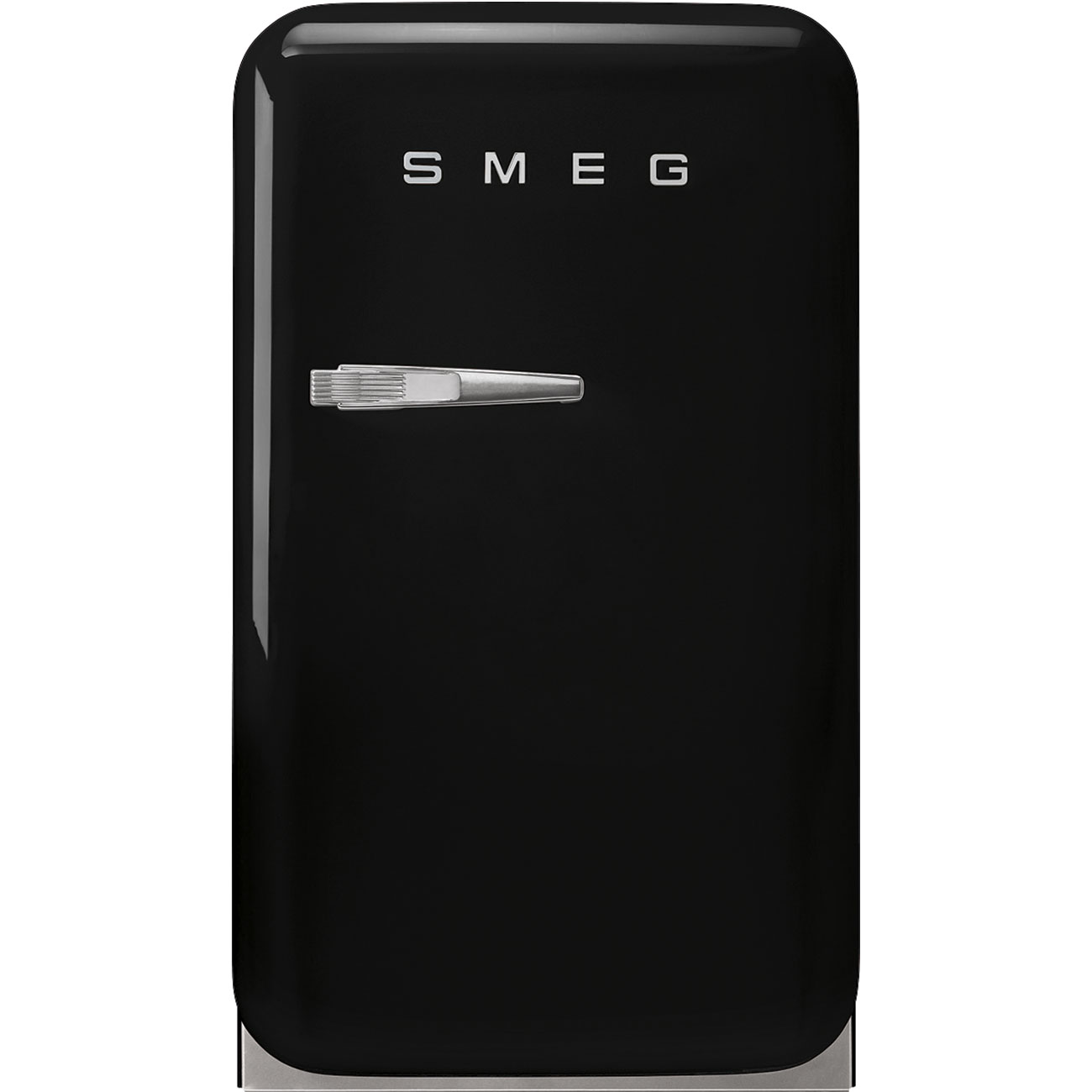 Refrigerator Retro-style Black Glossy