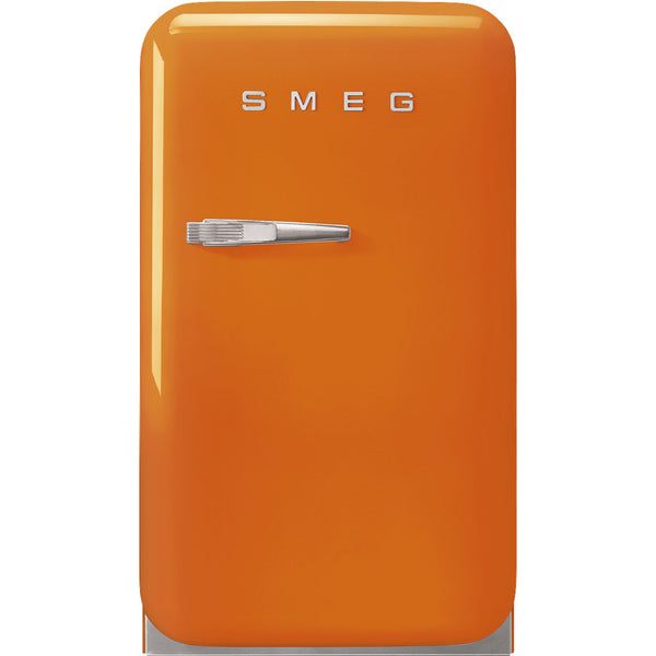 SMEG オレンジ冷蔵庫 アメリカンレトロスタイル Retro-Style Refrigerator (1.2 cu ft, Right Hinge) - Orange – SMEG USA