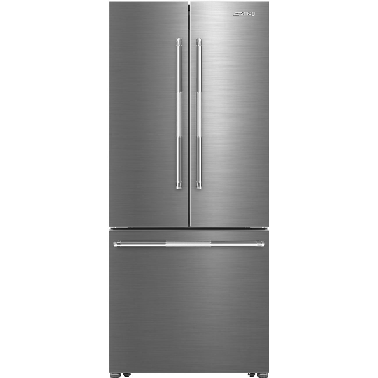 French Door Refrigerator (16 cu ft, 30", Freestanding) – Stainless Steel