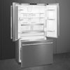 French Door Refrigerator (20.5 cu ft, 36", Freestanding) – Stainless Steel