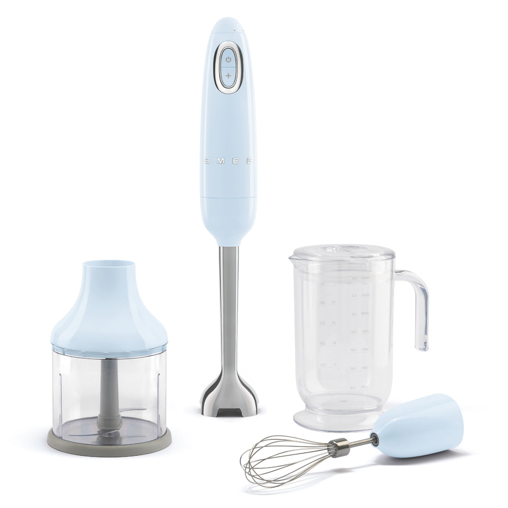 Hand blenders Retro-style Pastel blue Glossy