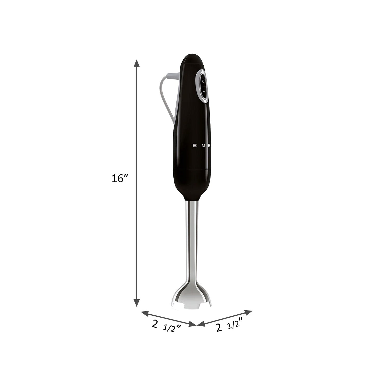 Retro-Style Hand Blender - Black