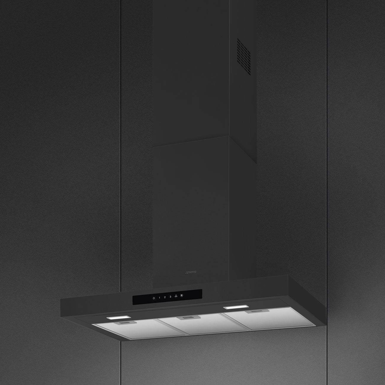 30-Inch Wall-Mount Range Hood – Matte Black