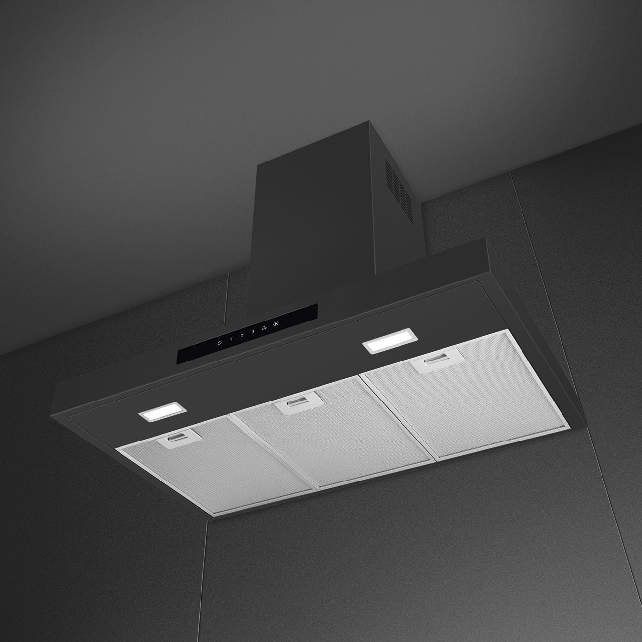 30-Inch Wall-Mount Range Hood – Matte Black