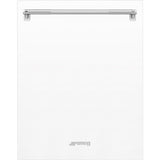 Matte White Dishwasher Panel for 24" ADA Compliant SMEG Dishwashers
