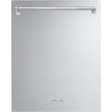 Stainless Steel Dishwasher Panel for 24" ADA Compliant SMEG Dishwashers