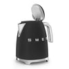 Electric Kettle Retro-style Black Matte