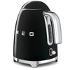 Electric Kettle Retro-style Black Glossy