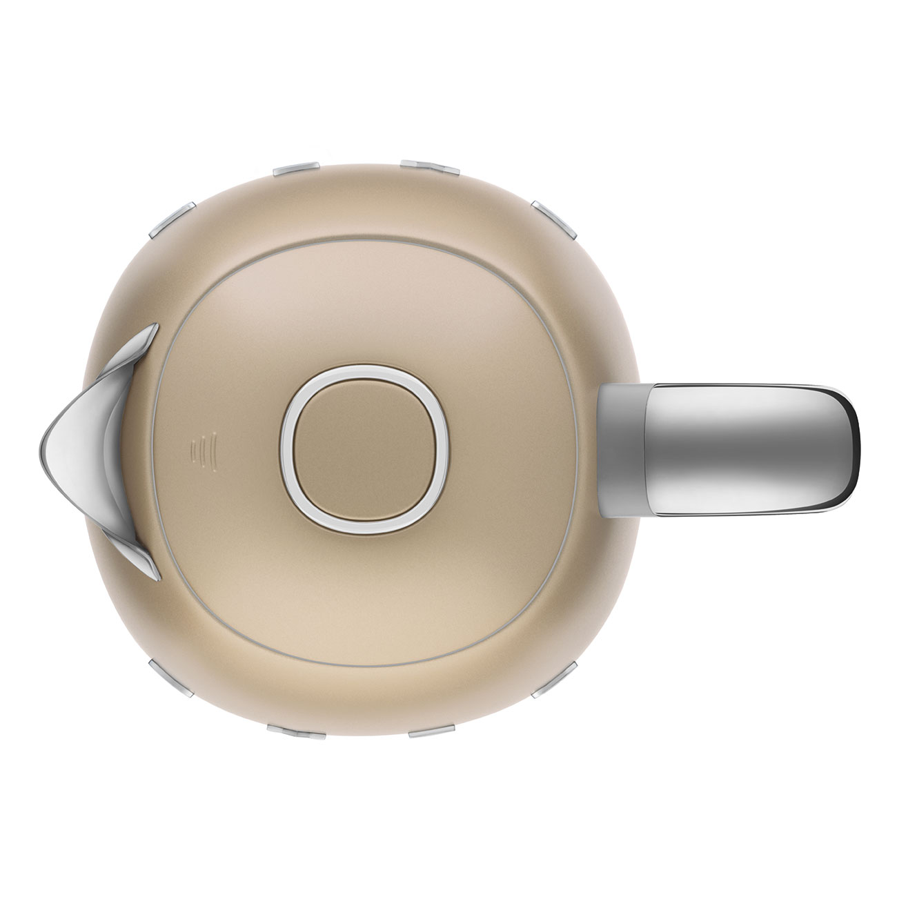 Electric Kettle Retro-style Champagne Matte