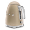 Electric Kettle Retro-style Champagne Matte