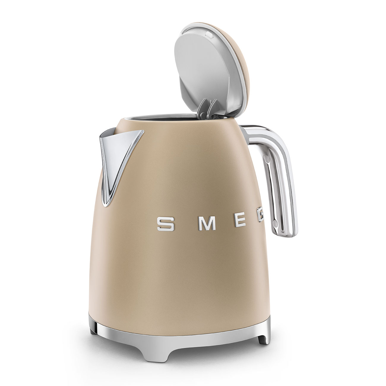 Electric Kettle Retro-style Champagne Matte