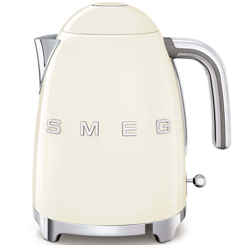 Electric Kettle Retro-style Cream Glossy