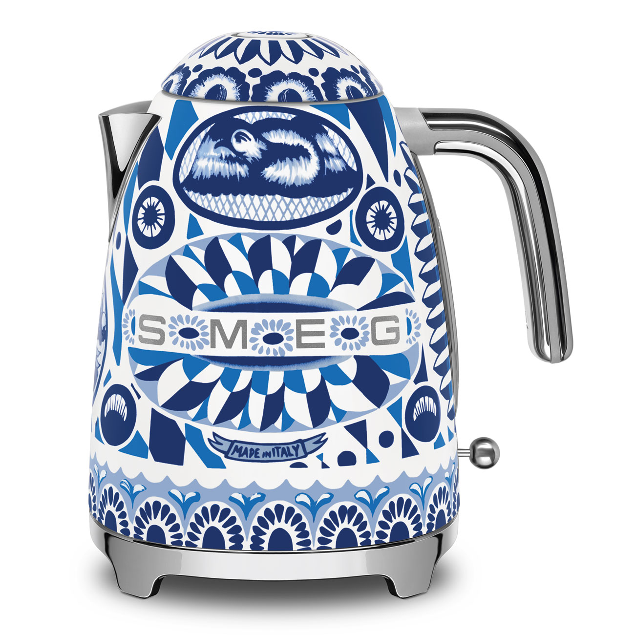 Retro-style Electric Kettle - Blu Mediterraneo (Dolce&Gabbana)