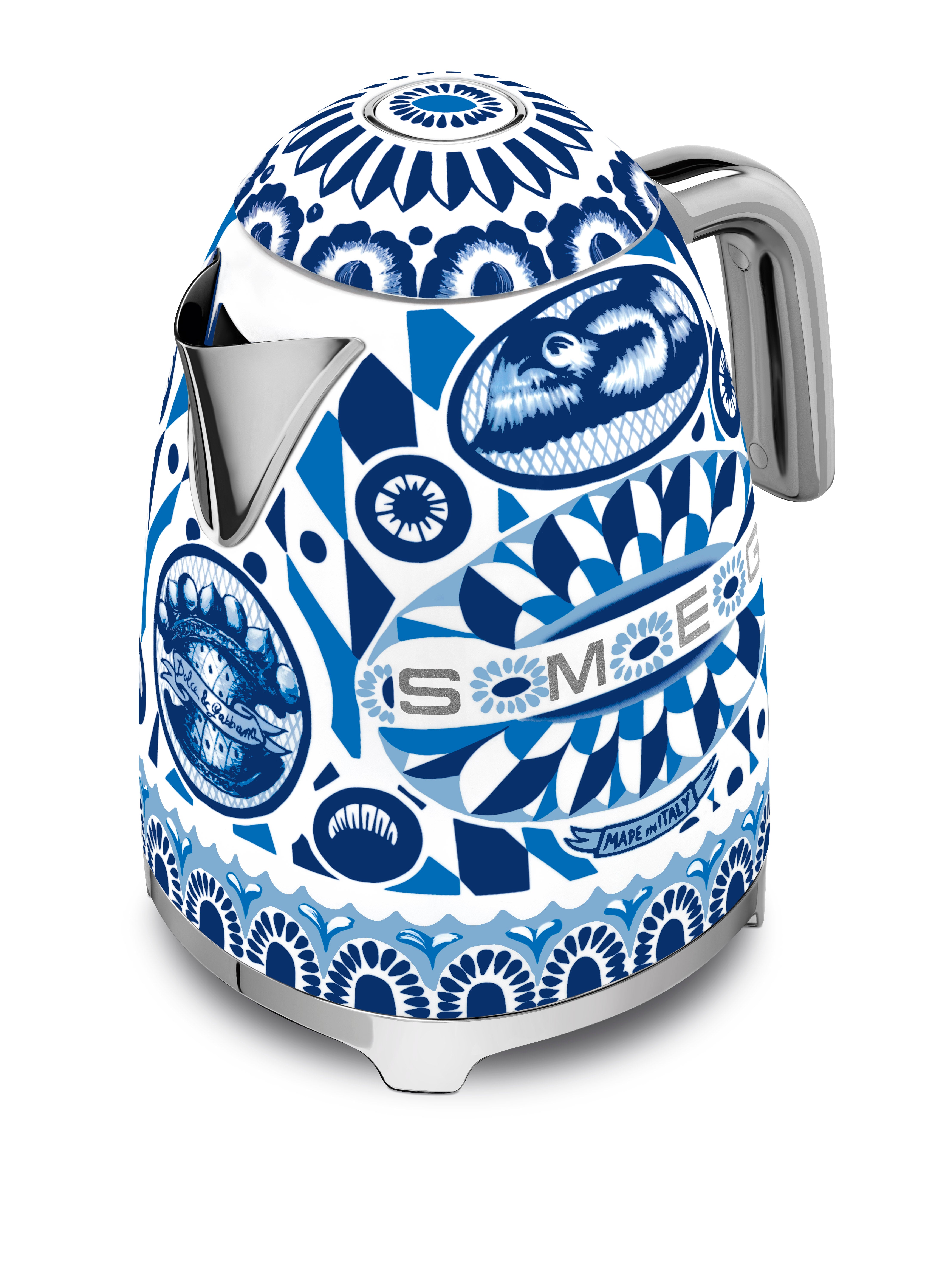Retro-style Electric Kettle - Blu Mediterraneo (Dolce&Gabbana)