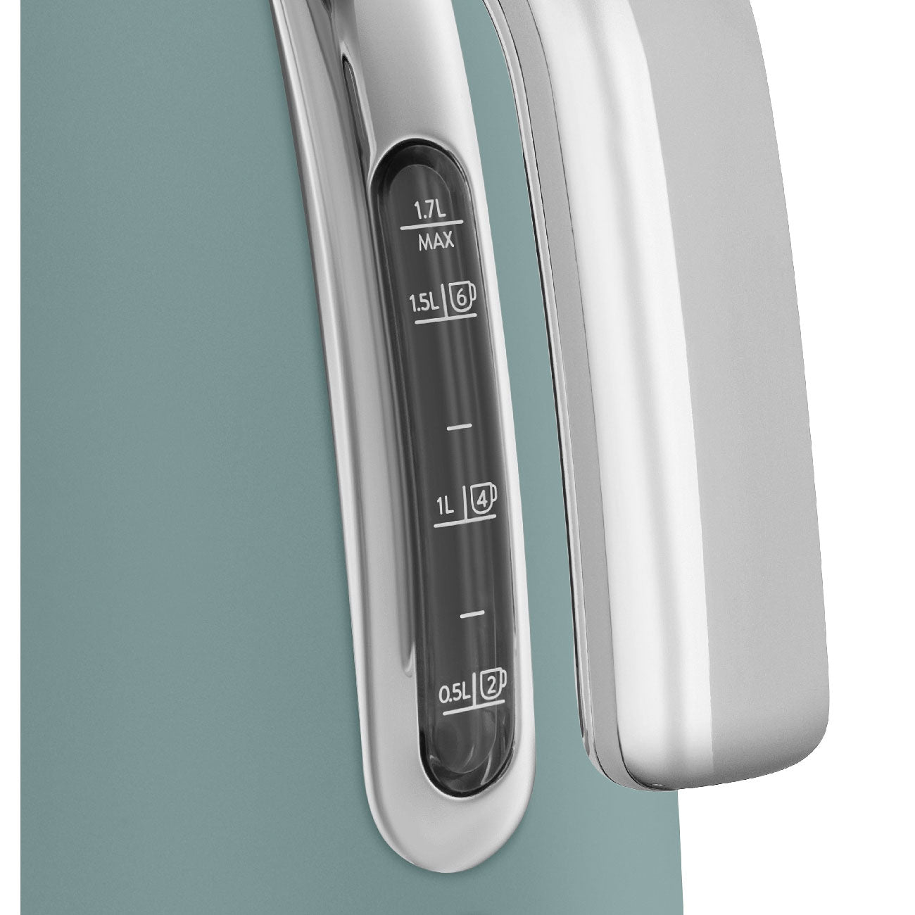 Electric Kettle Retro-style Emerald green Matte