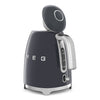 Electric Kettle Retro-style Slate gray Glossy