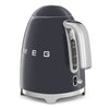 Electric Kettle Retro-style Slate gray Glossy