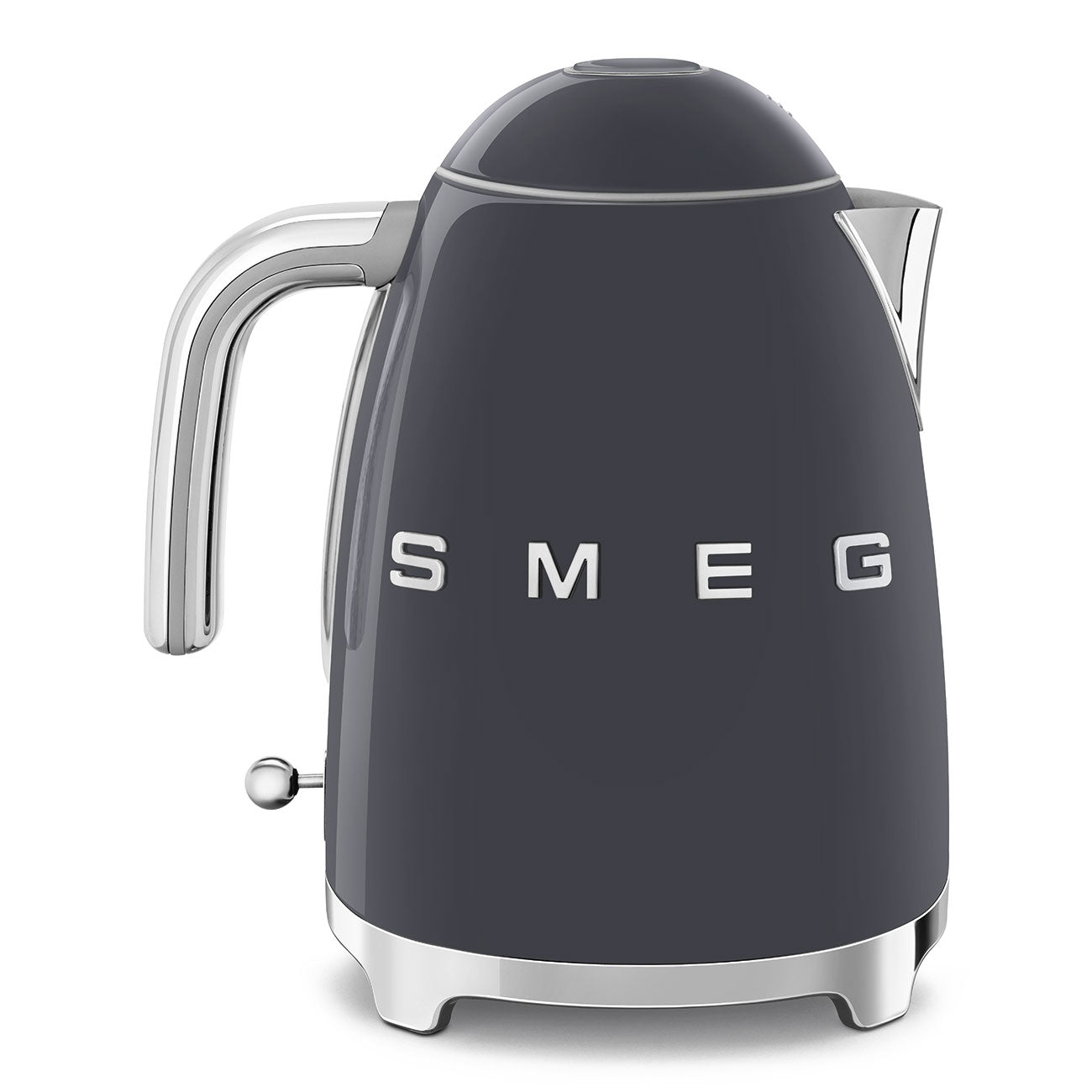 Electric Kettle Retro-style Slate gray Glossy