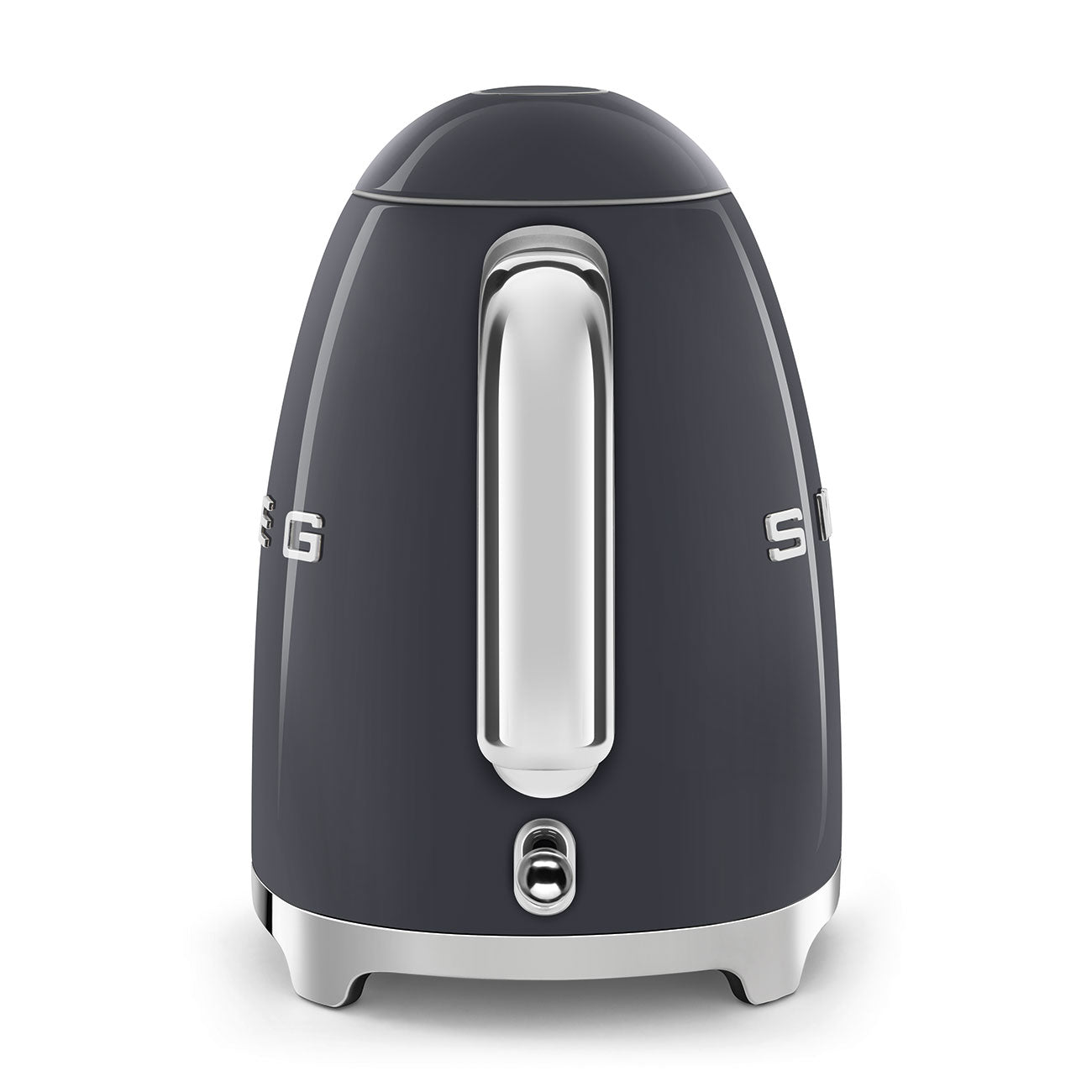 Electric Kettle Retro-style Slate gray Glossy