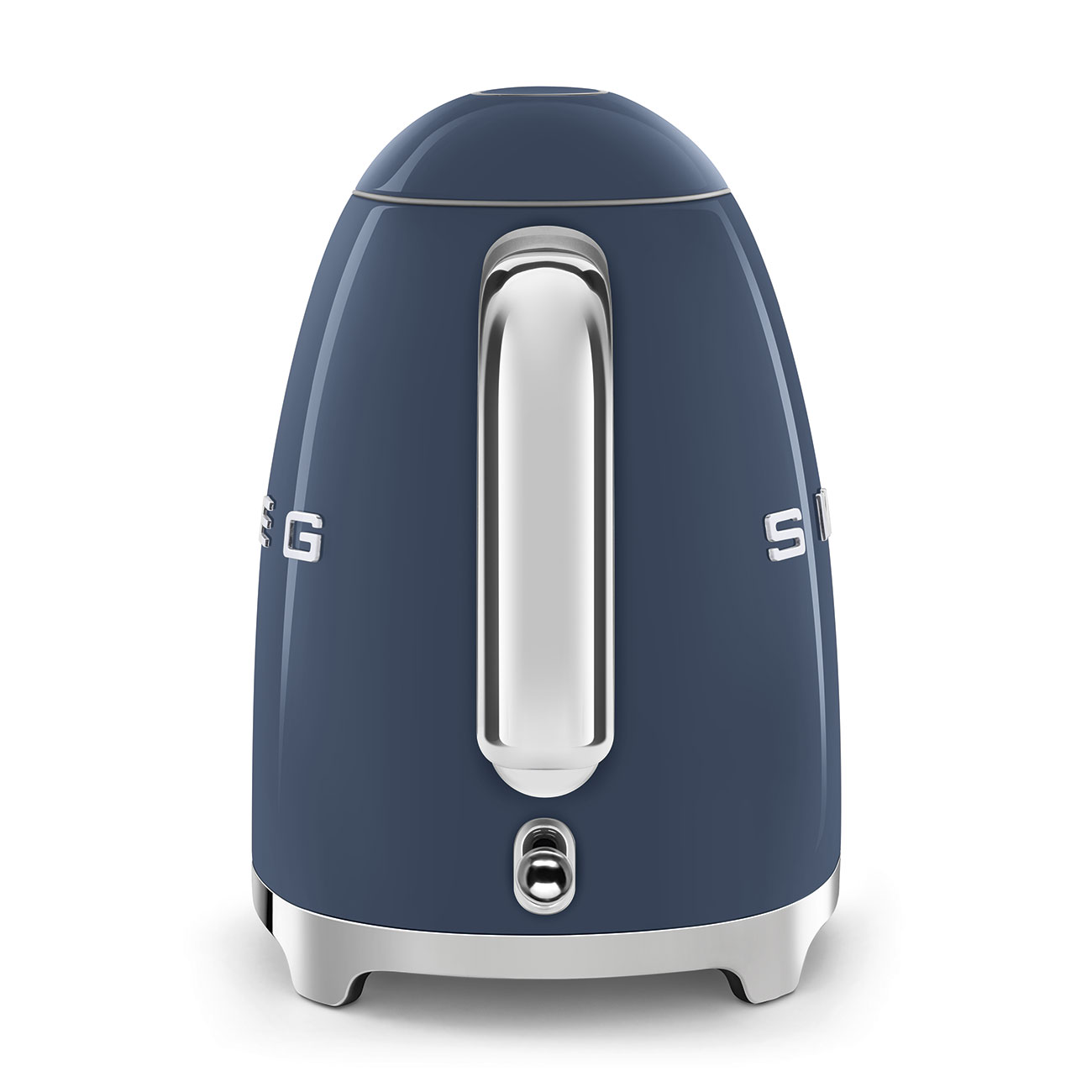 Electric Kettle Retro-style Navy Blue Glossy