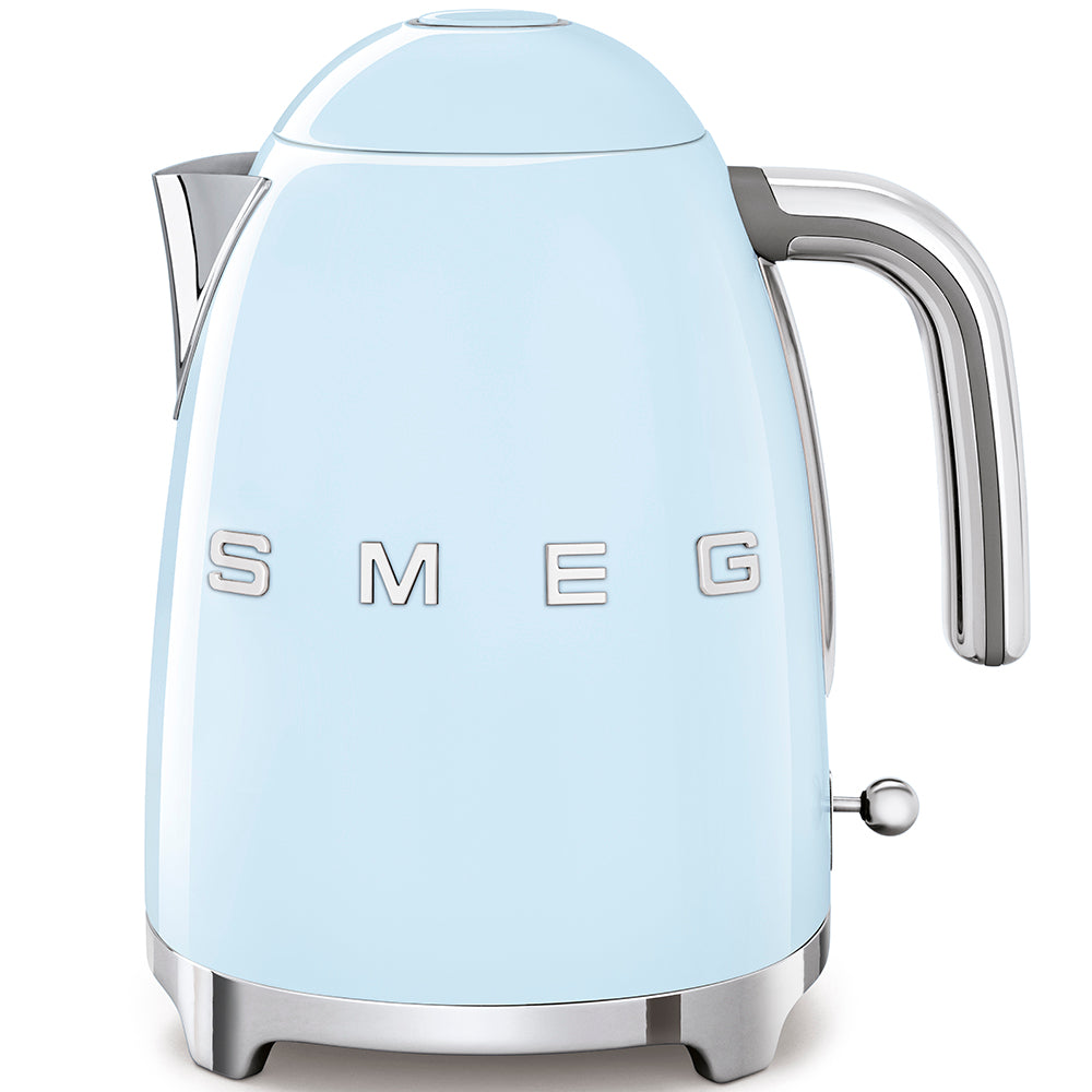 Electric Kettle Retro-style Pastel blue Glossy