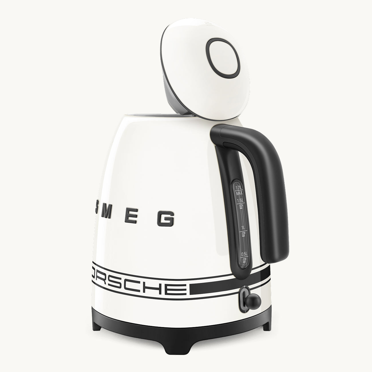 Porsche × SMEG Retro-Style Electric Kettle – Carrara White