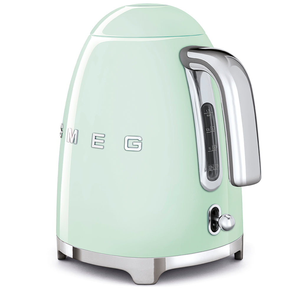 Electric Kettle Retro-style Pastel green Glossy