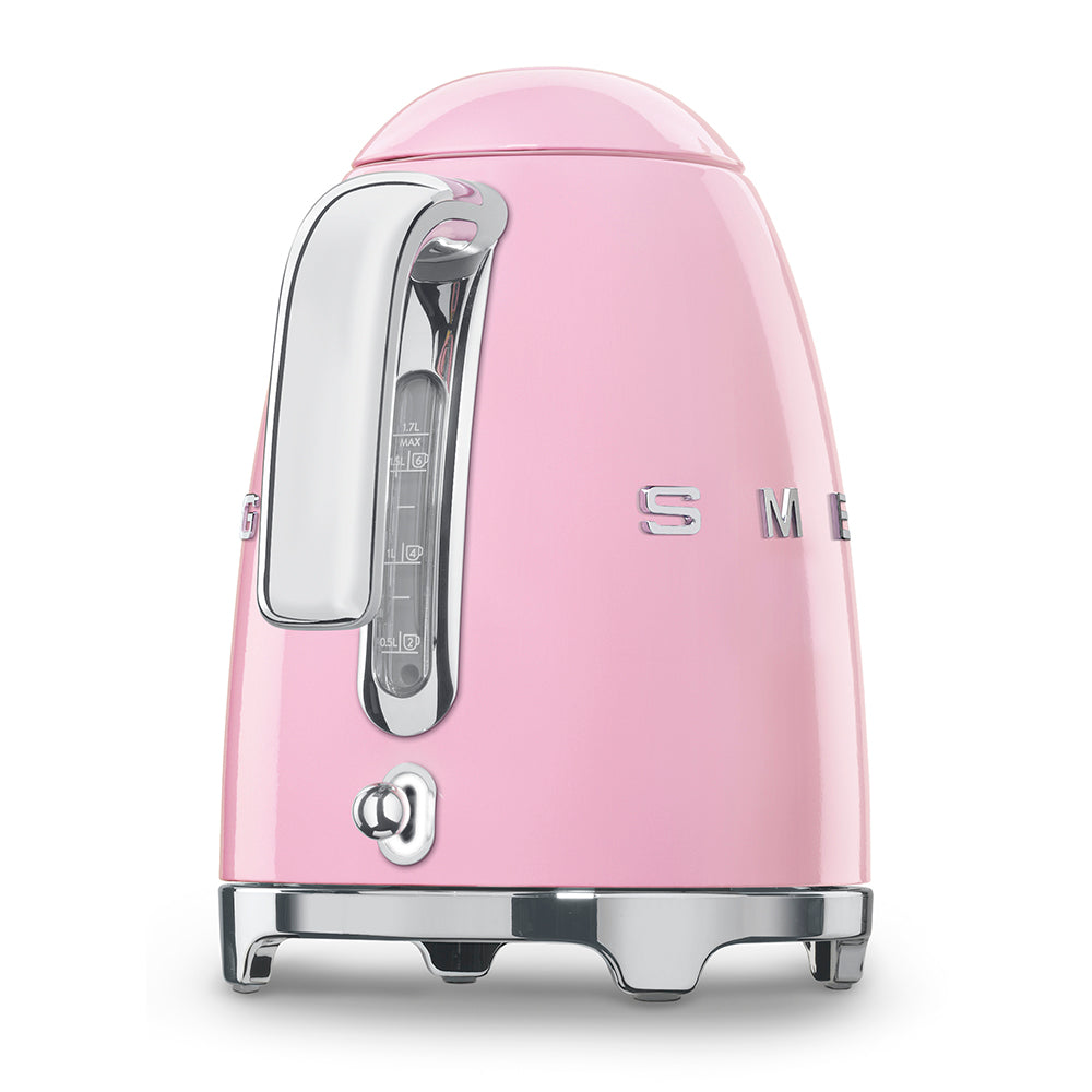 Electric Kettle Retro-style Pink Glossy