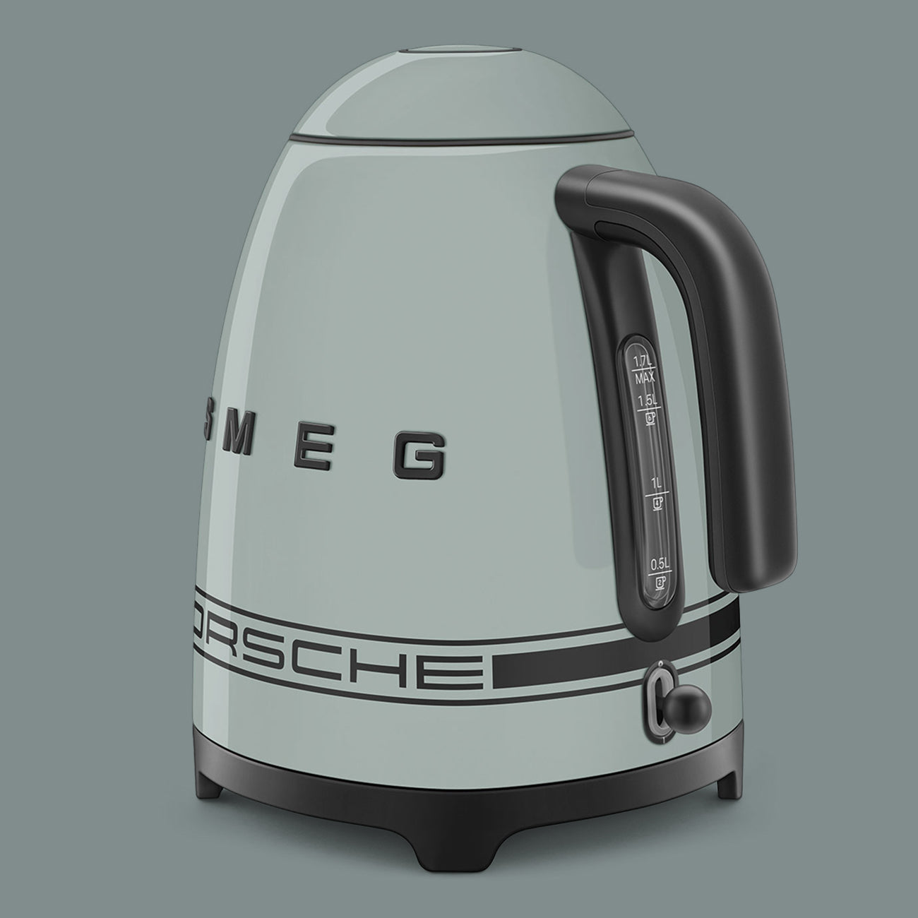Porsche × SMEG Retro-Style Electric Kettle – Shade Green