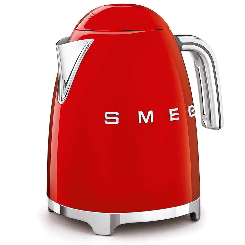 Electric Kettle Retro-style Red Glossy