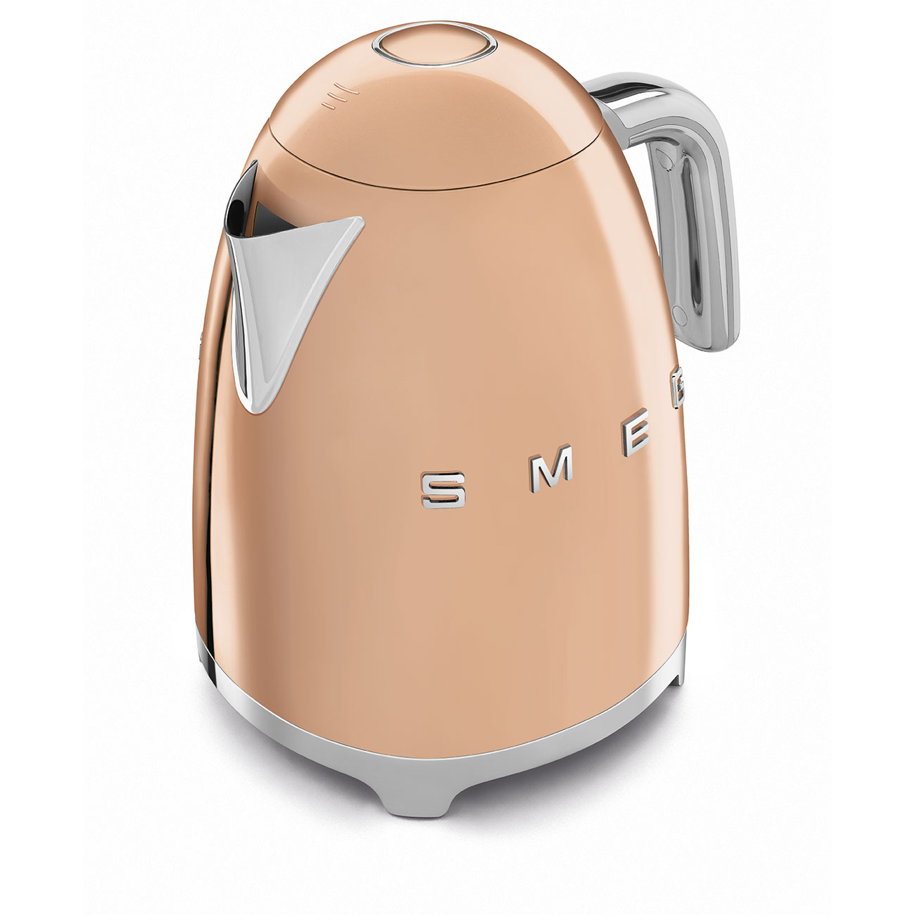 Electric Kettle Retro-style Rose gold Glossy