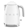 Retro-Style Electric Kettle (7 Cups) – White Matte