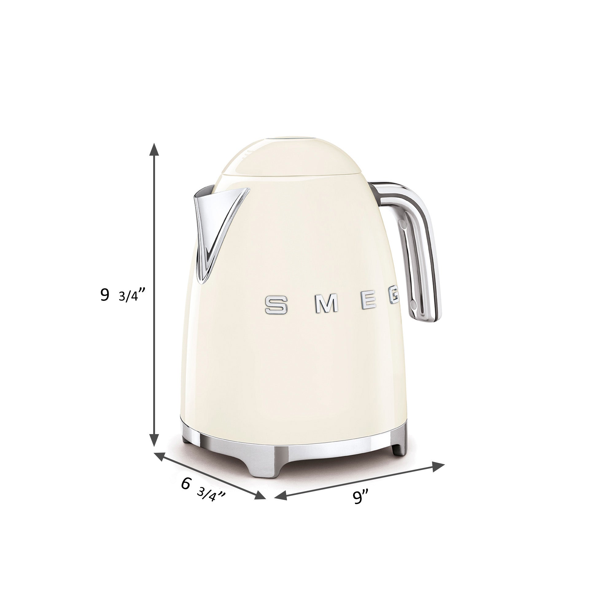Electric Kettle Retro-style White Glossy – SMEG USA