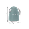 Electric Kettle Retro-style Jade Green Matte
