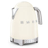 Electric Kettle Retro-style Cream Glossy