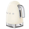 Electric Kettle Retro-style Cream Glossy