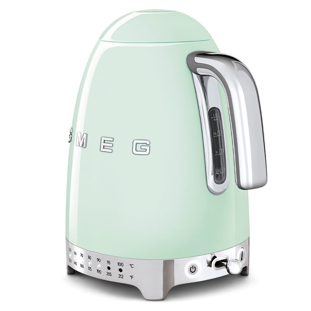 Electric Kettle Retro-style Pastel green Glossy