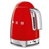 Electric Kettle Retro-style Red Glossy