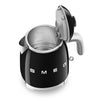 Electric Mini Kettle Retro-style Black Glossy