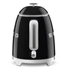 Electric Kettle Retro-style Black Glossy