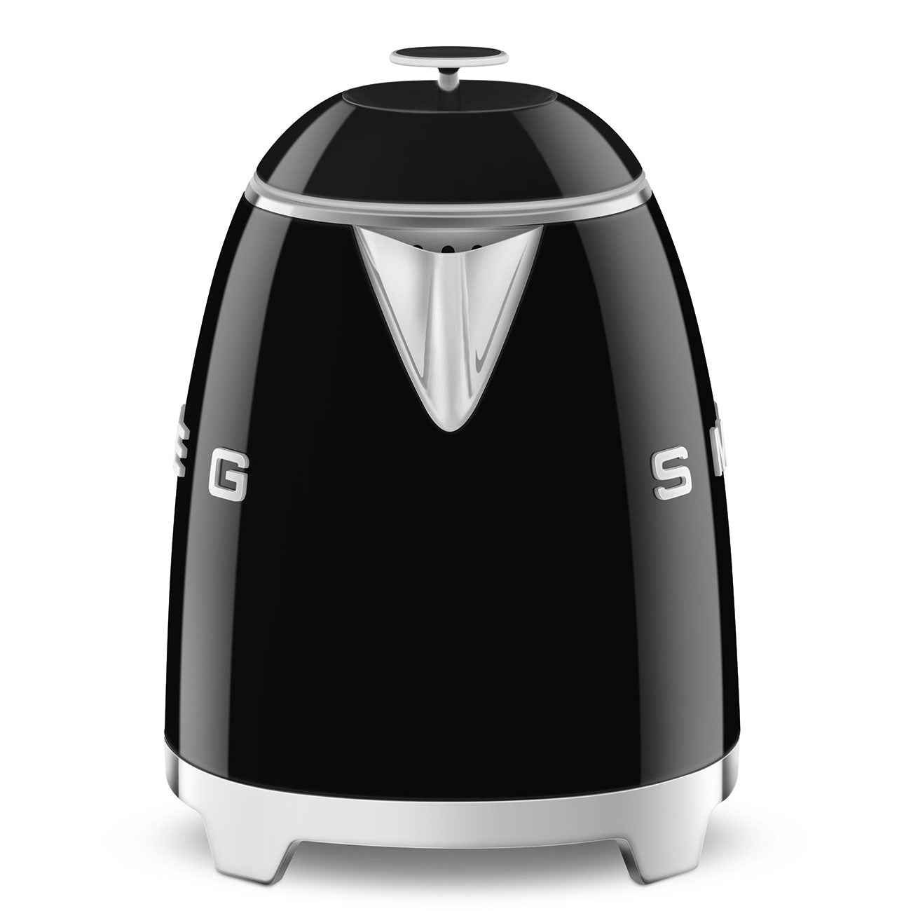 Electric Kettle Retro-style Black Glossy